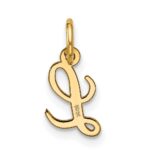 10k Small Script Initial L Charm - Image 3