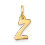 10k Small Script Initial Z Charm
