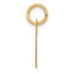 10K Small Fancy Script Initial D Charm - Image 2