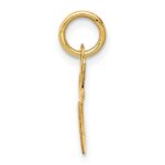 10K Small Fancy Script Initial E Charm - Image 2