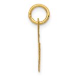 10K Small Fancy Script Initial M Charm - Image 2