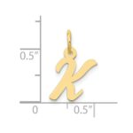 10k Small Script Initial K Charm - Image 3