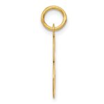 10K Medium Script Letter E Initial Charm - Image 2