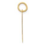 10k Large Script Letter J Initial Charm - Image 2