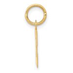 10k Small Block Initial E Charm - Image 2