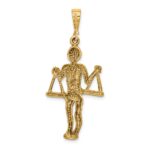 10k Libra Zodiac Charm - Image 4