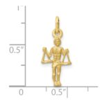 10k Libra Zodiac Charm - Image 2