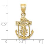 10k Mariners Cross Pendant - Image 3