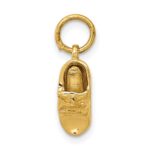 14k  3-D Single Baby Shoe Charm