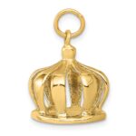 14k 3-D Crown Charm - Image 2