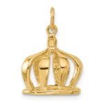 14k 3-D Crown Charm - Image 3