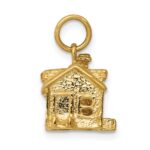 14k 3-D House Charm - Image 2