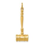 14k 3-D Gavel Charm