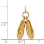 14K 3-D Ballet Slippers Charm - Image 5