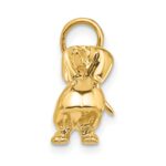 14k 3-D Dachshund Dog Charm - Image 2