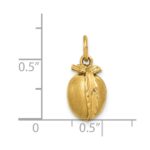 14k 3-D Peach Charm - Image 3