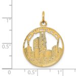 14k CHICAGO Skyline Charm - Image 4