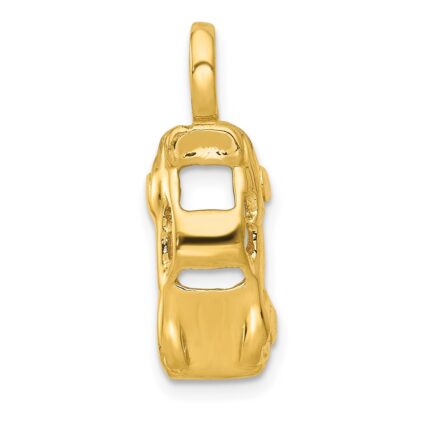 14k 3-D Sports Car Charm