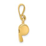 14K 3-D Sports Whistle Pendant - Image 2