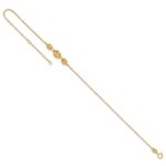 14K Fancy Mariner Link Plus Extender - Total Anklet - Image 7