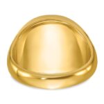 IBGoodman 14k Men's Polished and Grooved with Onyx Blue Lodge Master Masonic Ring - Image 5