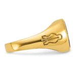 IBGoodman 10k Men's Polished and Grooved Blue Lodge Master Masonic Ring Mounting - Image 7