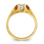 IBGoodman 14k 1 carat Lab Grown Diamond VS/SI+ G+ Complete Men's Ring - Image 3