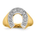 10k Two-Tone Fancy Ring Mounting
