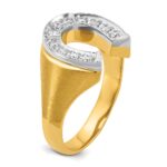 10k Two-Tone Fancy Ring Mounting - Image 8