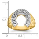 10k Two-Tone Fancy Ring Mounting - Image 3