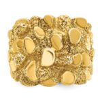 14k IBGoodman Men's Nugget Ring - Image 4