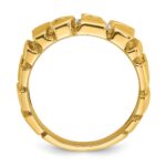 14k IBGoodman Men's Cluster 1/2 carat Diamond Nugget Complete Ring - Image 2