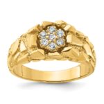 14k IBGoodman Men's Cluster Diamond Nugget Ring Mounting