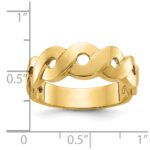 14k IBGoodman Men's Infinity Design Ring - Image 3