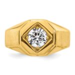 IBGoodman 14k Polished and Satin Men's Ring Mounting - Image 4