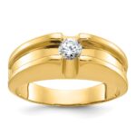 14k IBGoodman Men's 1/3 carat Diamond Complete Ring
