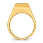 IBGoodman 14k Polished 8.3 mm Diamond Center Men's Ring Mounting - Image 2