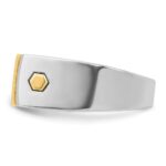 14k Two-tone IBGoodman Men's Diamond Ring Mounting - Image 5