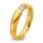 14k IBGoodman Men's 1/4 carat Diamond Complete Ring - Image 8