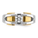 10k Two-Tone Fancy Ring Mounting - Image 6
