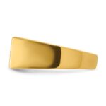 IBGoodman 14k Two-tone 1 1/4 carat Lab Grown Diamond VS/SI+ G+ Complete Polished and Brushed Men's Ring - Image 3