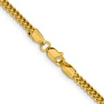 14K 2.2mm Semi-Solid Franco with Lobster Clasp Chain - Image 3