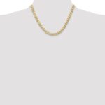 14k 7.5mm Semi-Solid Curb Chain - Image 4