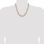 14k 9.4mm Semi-Solid Figaro Chain - Image 4