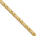 14K 4mm Byzantine with Lobster Clasp Chain