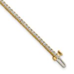 14k 2 carat Lab Grown Diamond VS/SI+ G+ Complete Tennis Bracelet