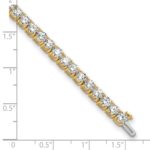 14k 10 carat Lab Grown Diamond VS/SI+ G+ Complete Tennis Bracelet - Image 6
