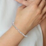 14k White Gold 3 3/8 carat Lab Grown Diamond VS/SI+ G+ Complete 7 inch Bracelet - Image 7