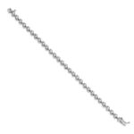 14k White Gold 2 carat Lab Grown Diamond VS/SI+ G+ Complete 7.25 inch Fancy Tennis Bracelet - Image 2