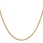 14K 1.9mm Box with Lobster Clasp Chain - Image 2